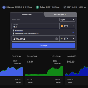 Crypto Exchange Website